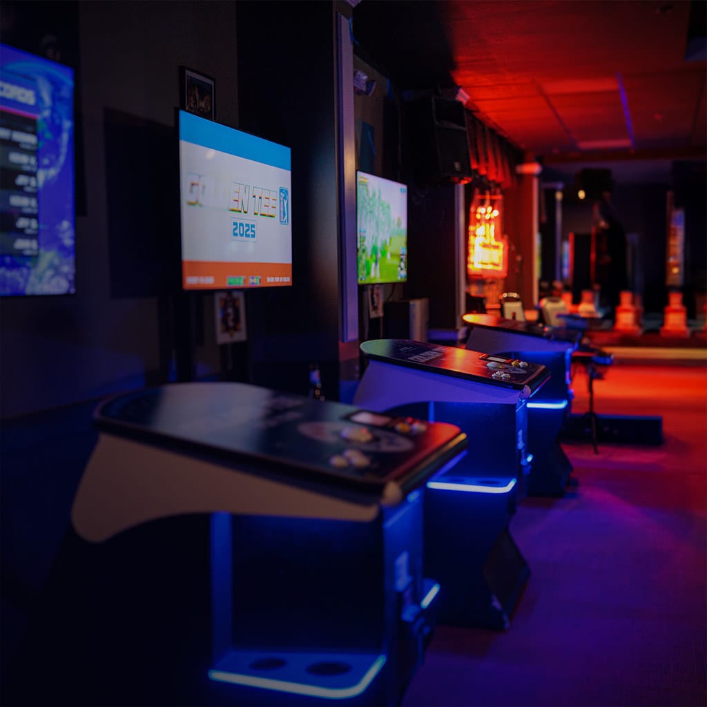 Golden Tee Golf arcade cabinets